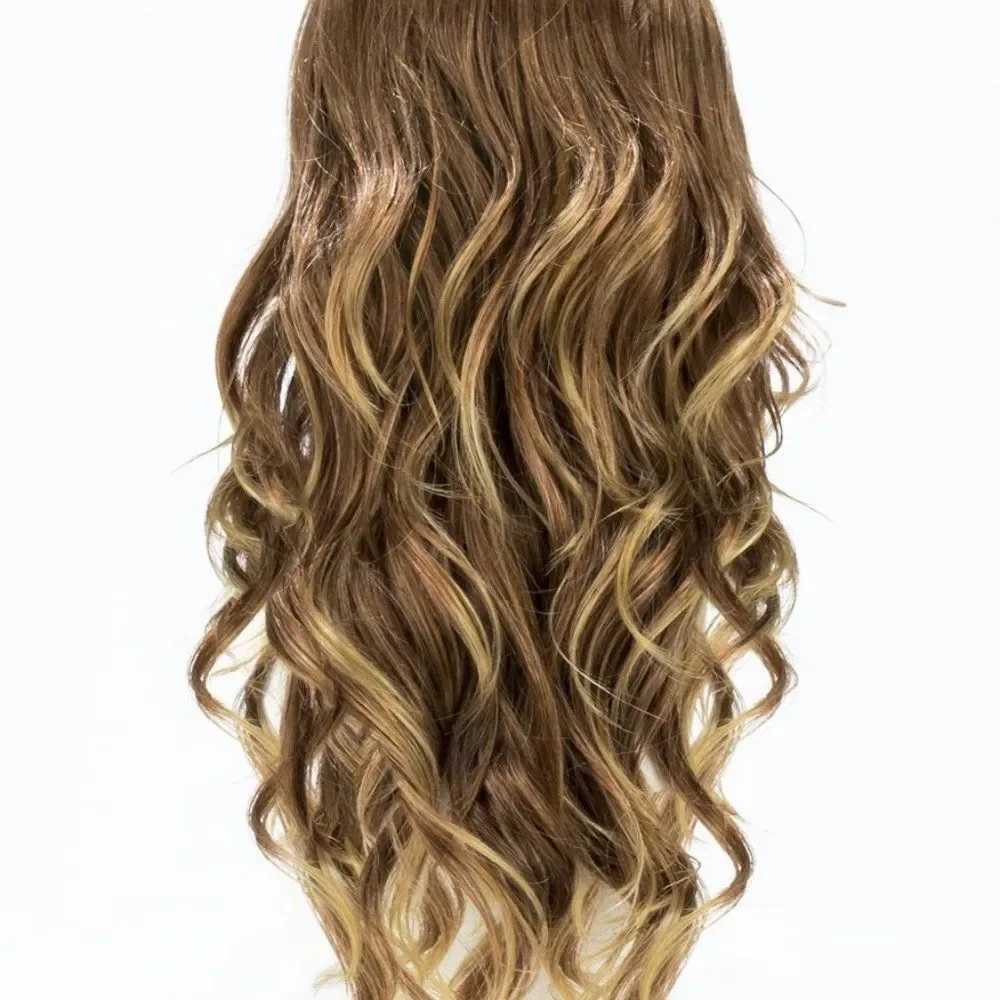 New Skin Top Wig In Strawberry with Baby Blonde 27/613